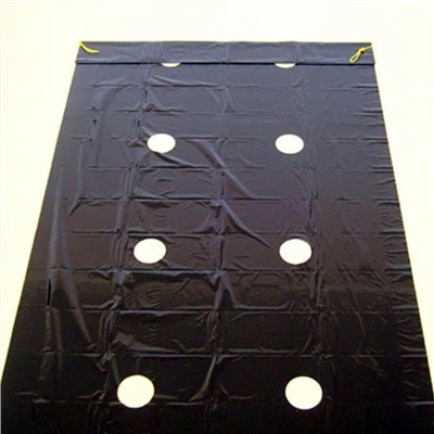 Pacciame di plastica nera biodegradabile