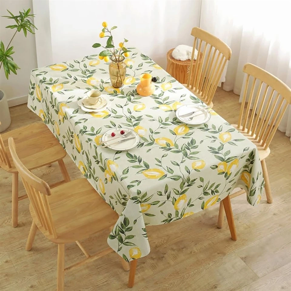 rolled table covering